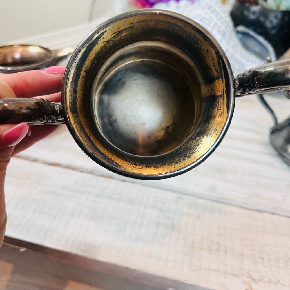 🌻5for25🌻 VTG SILVER SHEFFIELD PLATE TEAPOTS - Picture 6 of 12